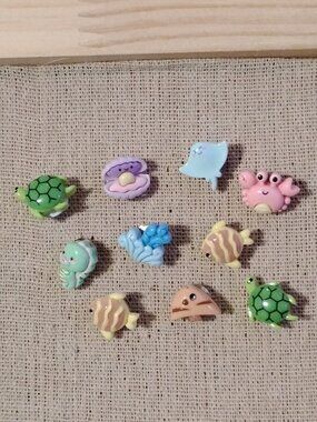 10 Pcs of Small Nautical Thumb Tacks Decorative Push Pins Bulletin Board Pins